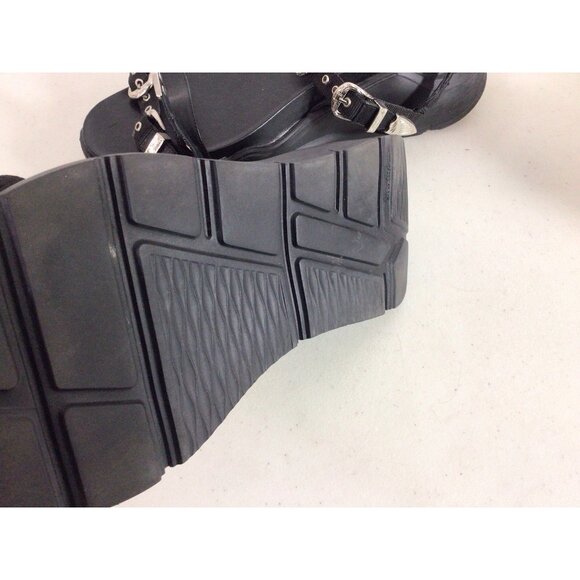 Toga Pulla Black Leather Sandals Womans 40 - Picture 7 of 8